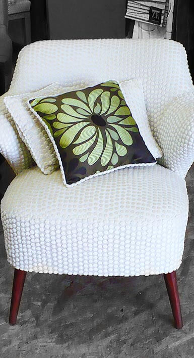 Fauteuil moderne blanc